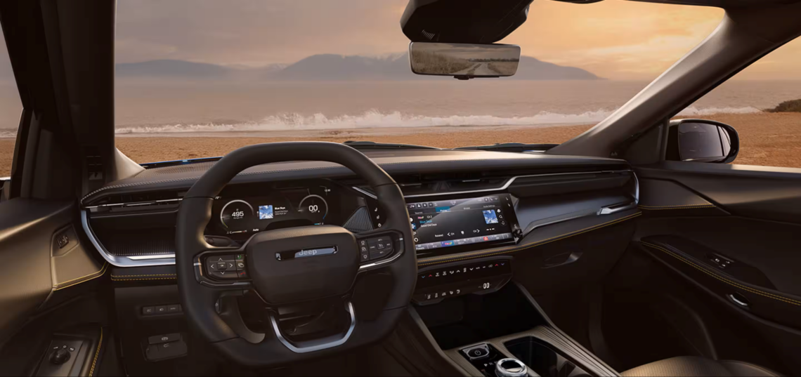 2026 Jeep Cherokee interior front seat tech