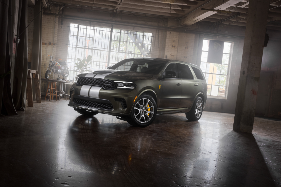 2026 Dodge Durango parked in garage